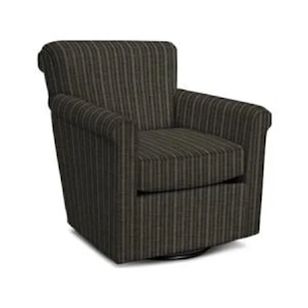 Rolled Back Swivel Chair